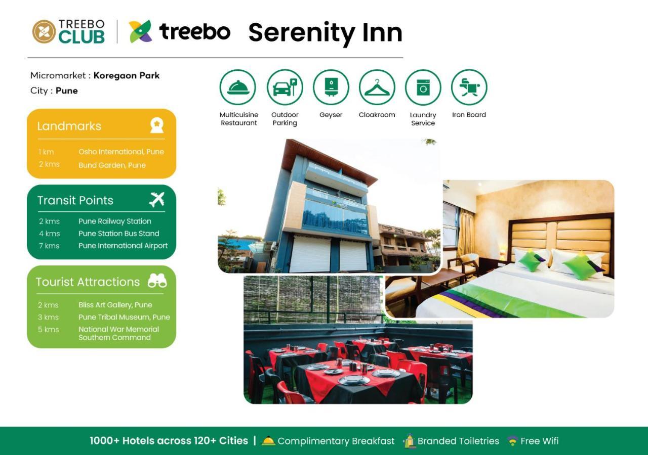 Treebo Serenity Inn, Koregaon Park Pune Extérieur photo